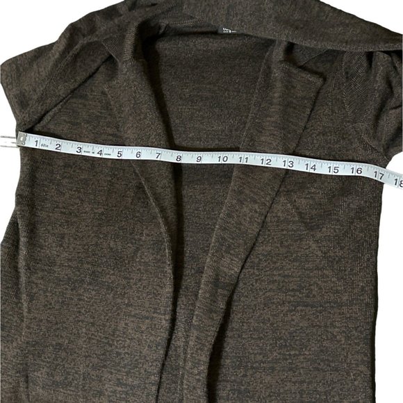 Mossimo Brand Women's Open Front Cardigan Dark Gray Sweater Acrylic Blend Size S - Picture 11 of 12